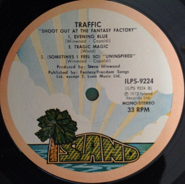 Traffic : Shoot Out At The Fantasy Factory (LP, Album)