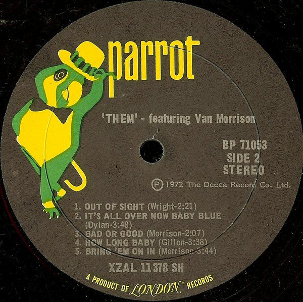 Them (3) Featuring Van Morrison : Them Featuring Van Morrison (2xLP, Comp, She)