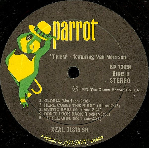Them (3) Featuring Van Morrison : Them Featuring Van Morrison (2xLP, Comp, She)