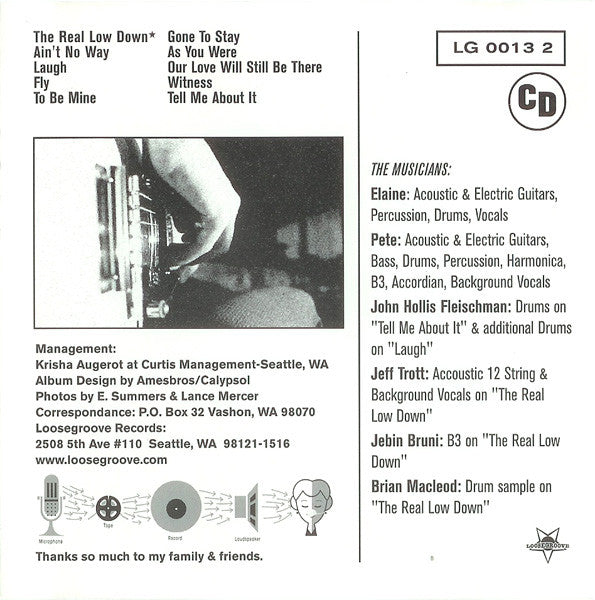 Elaine Summers : Transplanting (CD, Album)