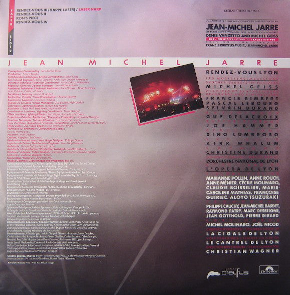 Jean Michel Jarre* : In Concert / Houston-Lyon (LP, Album, Gat)