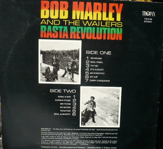 Bob Marley & The Wailers : Rasta Revolution (LP, Comp, RP, 1st)