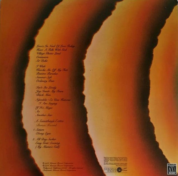 Stevie Wonder : Songs In The Key Of Life (2xLP, Album, Gat + 7", EP)