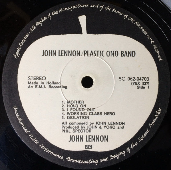John Lennon / The Plastic Ono Band : John Lennon / Plastic Ono Band (LP, Album)