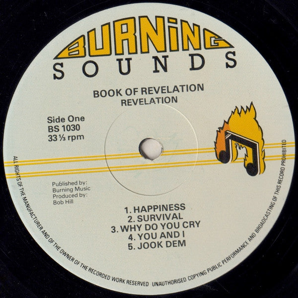 Revelation (8) : Book Of Revelation (LP, Album, Cle)