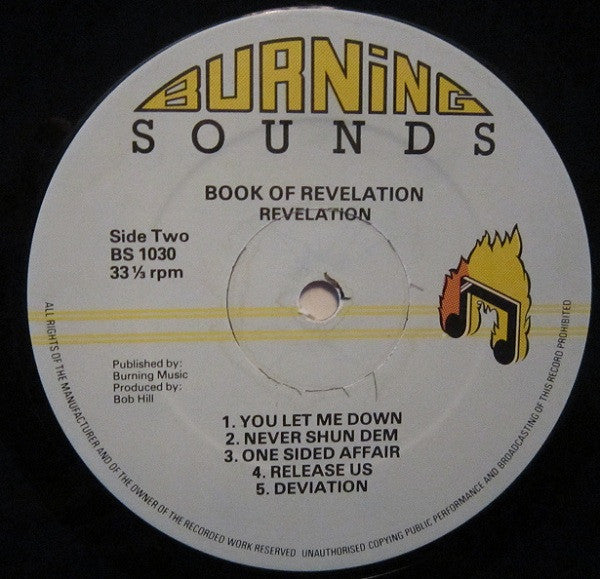 Revelation (8) : Book Of Revelation (LP, Album, Cle)