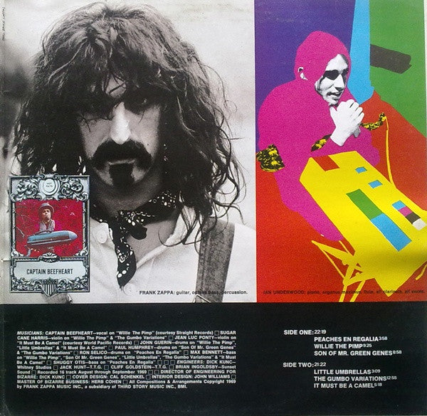 Frank Zappa : Hot Rats (LP,Album,Reissue)
