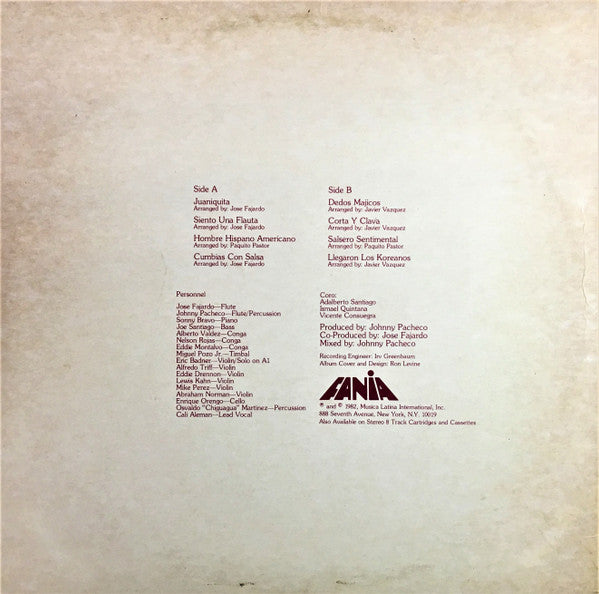 Johnny Pacheco And Jose Fajardo* : Pacheco Y Fajardo (LP, Album)