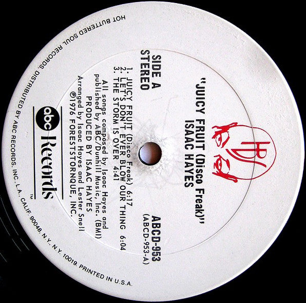 Isaac Hayes : Juicy Fruit (Disco Freak) (LP, Album, SXT)