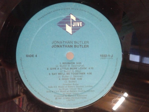 Jonathan Butler : Jonathan Butler (2xLP, Album, Gat)