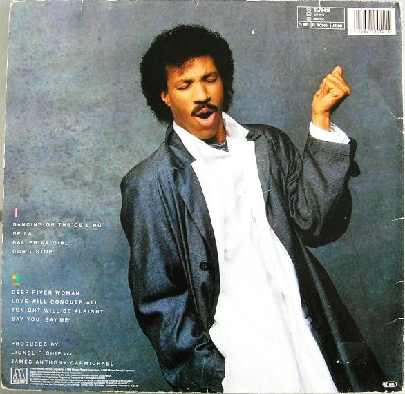 Lionel Richie : Dancing On The Ceiling (LP,Album,Stereo)