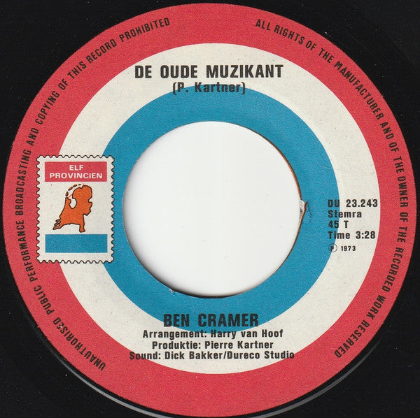 Ben Cramer : De Oude Muzikant (7", Single)