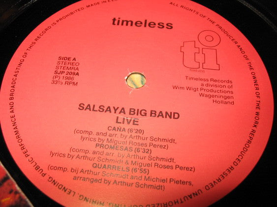 Salsaya Big Band : Live (LP)
