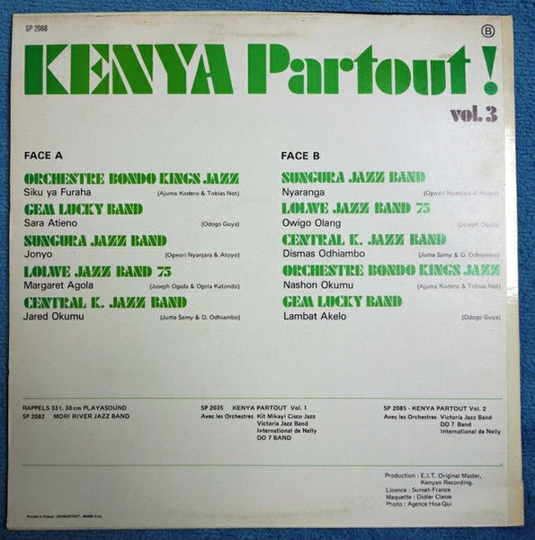 Various : Kenya Partout ! Vol. 3 (LP, Comp)