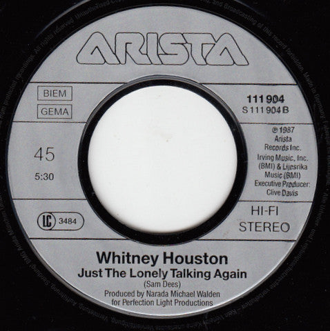 Cissy* & Whitney Houston : I Know Him So Well (7", Single)