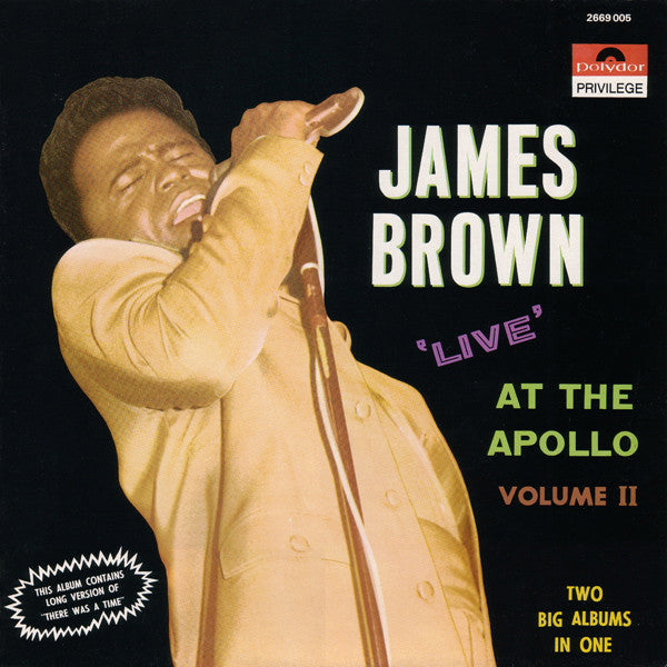 James Brown : Live At The Apollo Volume II (2xLP, Album, RE, Gat)