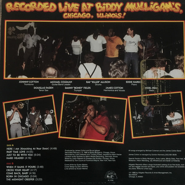 James Cotton And His Big Band : Live From Chicago - Mr. Superharp Himself! (LP)