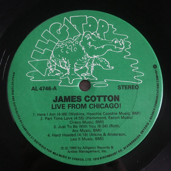 James Cotton And His Big Band : Live From Chicago - Mr. Superharp Himself! (LP)