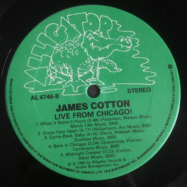 James Cotton And His Big Band : Live From Chicago - Mr. Superharp Himself! (LP)