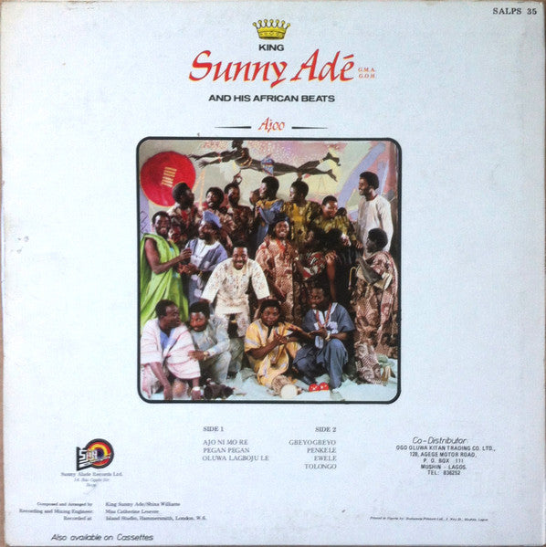 King Sunny Adé (G.M.A.-G.O.H.) And His African Beats* : Ajoo (LP, Album)