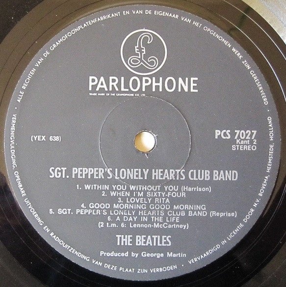 The Beatles : Sgt. Pepper's Lonely Hearts Club Band (LP, Album, RE, Gat)