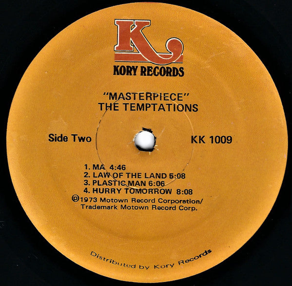 The Temptations : Masterpiece (LP, Album, RE)