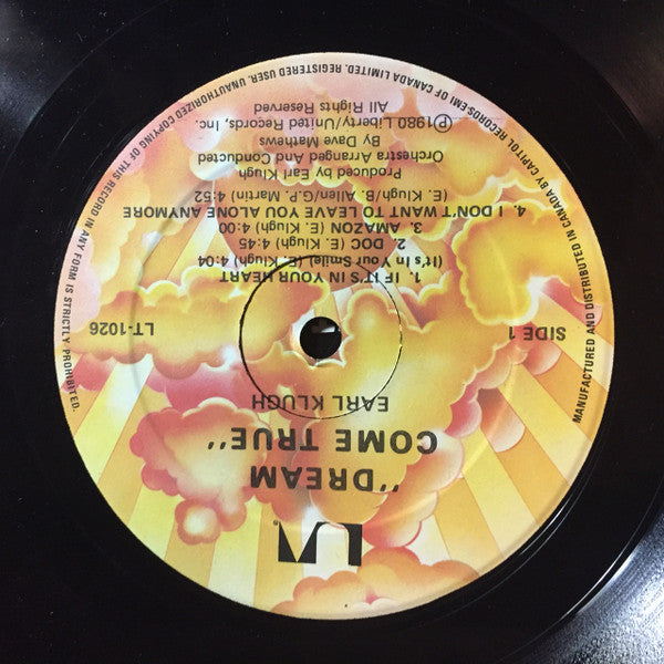 Earl Klugh : Dream Come True (LP, Album)