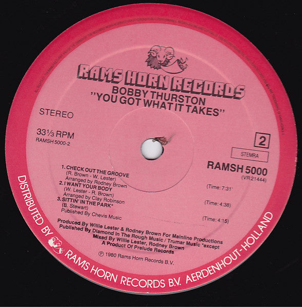 Bobby Thurston : You Got What It Takes (LP, Album)