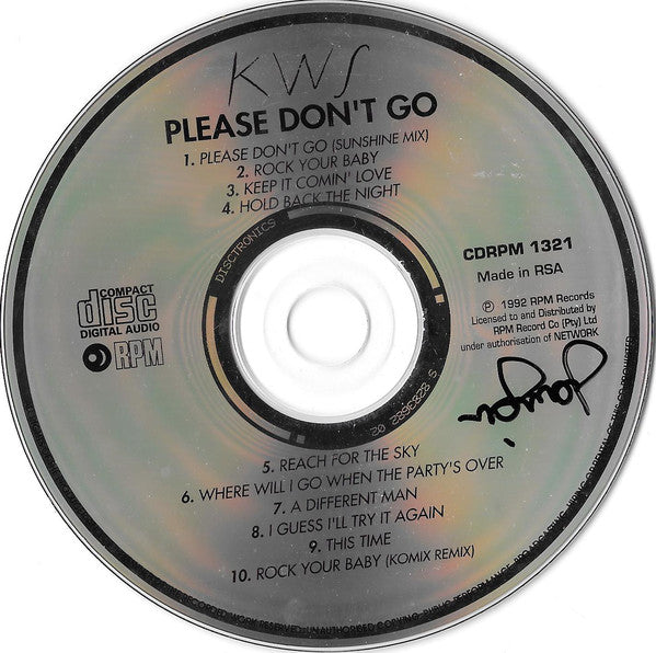 K.W.S. - Please Don't Go (The Album) (CD, Album) - De Platen Aap – Vinylwinkel in Brielle & online webshop voor muziekliefhebbers