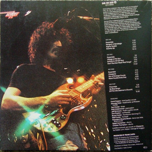 Frank Zappa / The Mothers : Roxy & Elsewhere (2xLP, Album, RE, Gat)