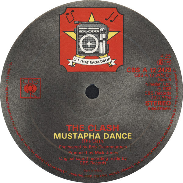 The Clash : Rock The Casbah (12", Maxi)