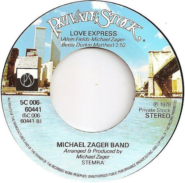 The Michael Zager Band : Let's All Chant (7", Single)