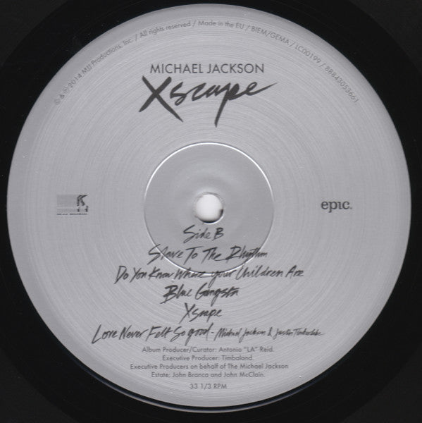 Michael Jackson : Xscape (LP,Album)