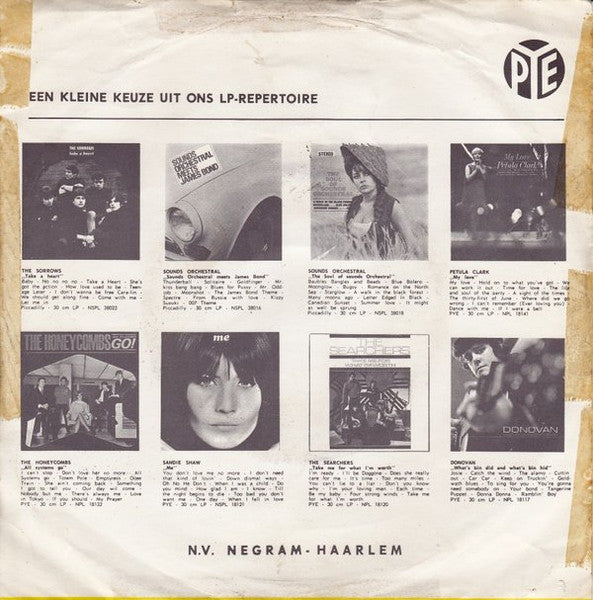 Sandie Shaw : Think Sometimes About Me (7", Single)