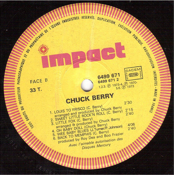 Chuck Berry : Chuck Berry (LP, Comp)