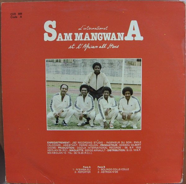 Sam Mangwana Et L'African All Stars : Sam Mangwana Et L'African All Stars (LP)