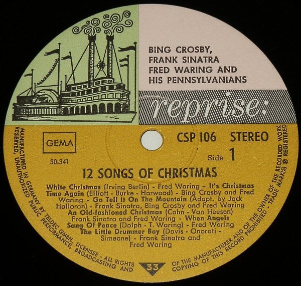 Bing Crosby - Frank Sinatra - Fred Waring And His Pennsylvanians* : White Christmas (LP, Album)