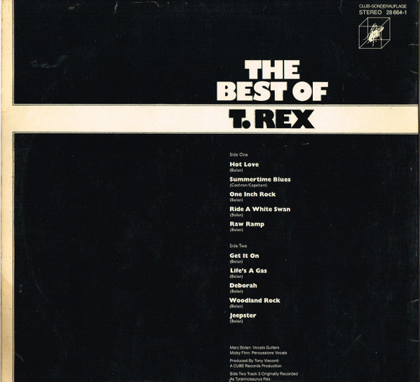 T. Rex : The Best Of T. Rex (LP, Comp, Club)