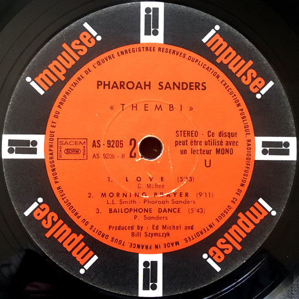 Pharoah Sanders : Thembi (LP, Album, Gat)