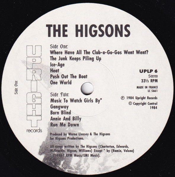 The Higsons : The Curse Of The Higsons (LP, Album)