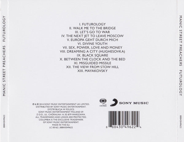 Manic Street Preachers - Futurology (CD, Album) - De Platen Aap – Vinylwinkel in Brielle & online webshop voor muziekliefhebbers