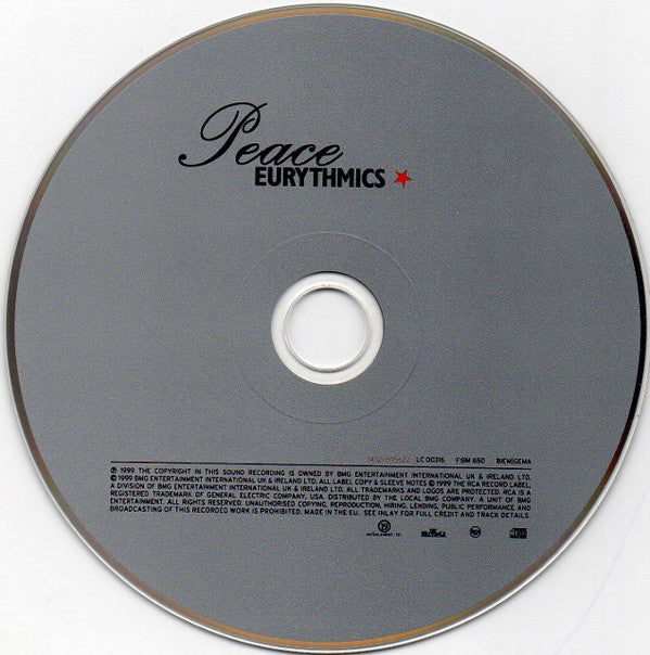 Eurythmics - Peace (CD, Album) - De Platen Aap – Vinylwinkel in Brielle & online webshop voor muziekliefhebbers