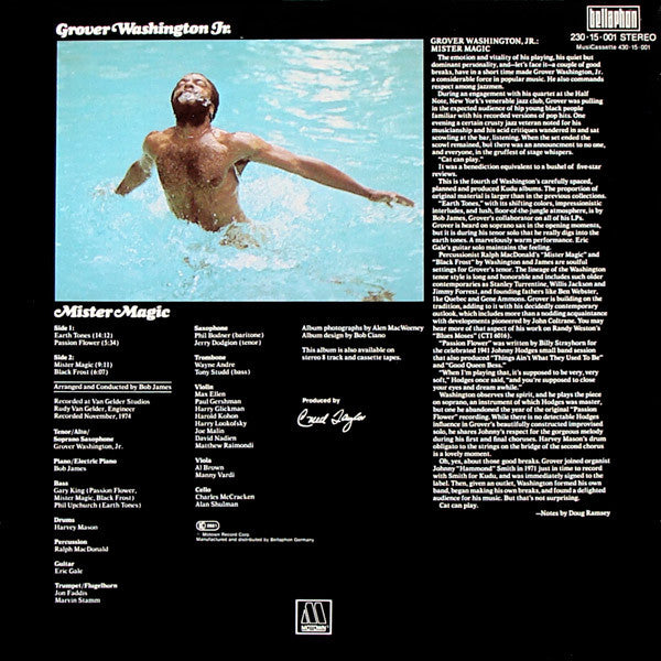 Grover Washington Jr.* : Mister Magic (LP, Album, RE)
