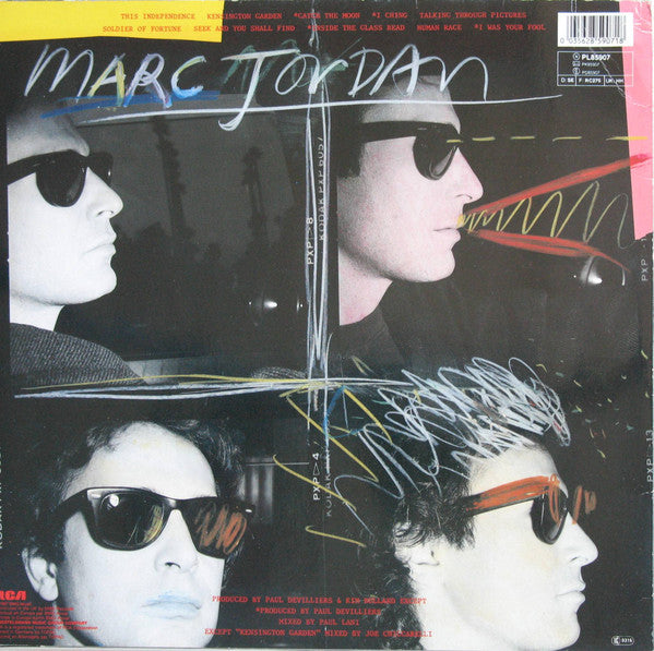 Marc Jordan : Talking Through Pictures (LP, Album)