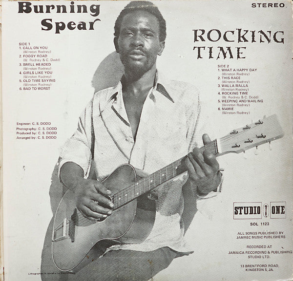 Burning Spear : Rocking Time (LP, Album)