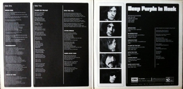 Deep Purple : In Rock (LP, Album, Gat)