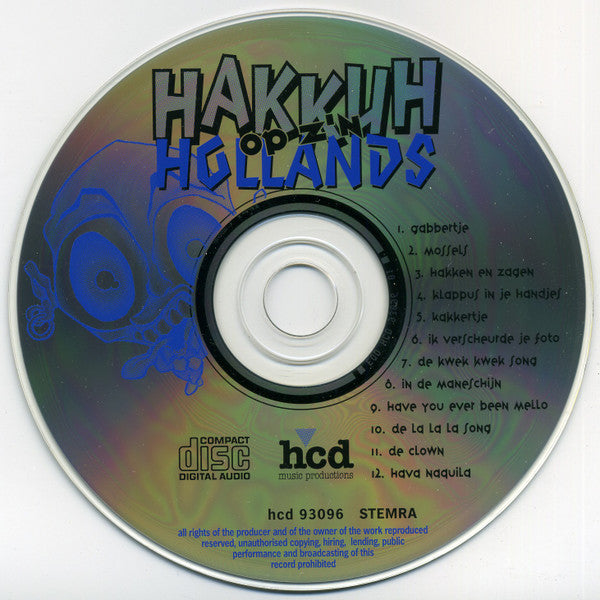 Unknown Artist - Hakkuh Op Z'n Hollands (CD, Comp) - De Platen Aap – Vinylwinkel in Brielle & online webshop voor muziekliefhebbers