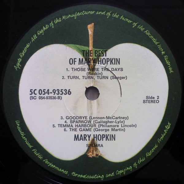 Mary Hopkin : The Best Of Mary Hopkin (LP, Comp)