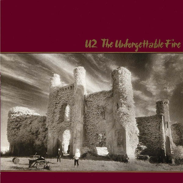 U2 : The Unforgettable Fire (LP, Album, RE)