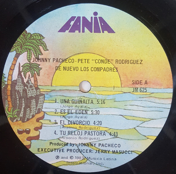 Johnny Pacheco & Pete "Conde" Rodriguez* : De Nuevo Los Compadres (LP, Album)